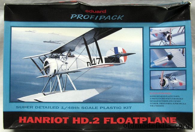 Eduard 1/48 Hanriot HD.2 (HD-2) Floatplane - Profipack, 8039 plastic model kit